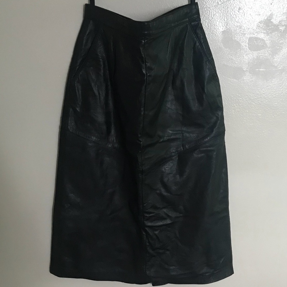 Leather Skirt